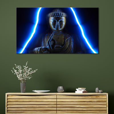 Electric Blue Buddha