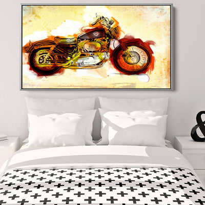 Abstract Vintage Motorcycle