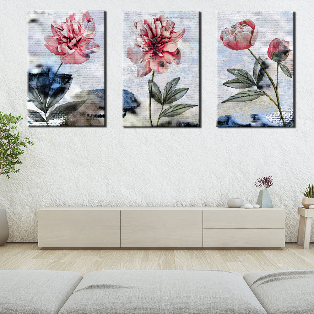 Trio of Pink Roses