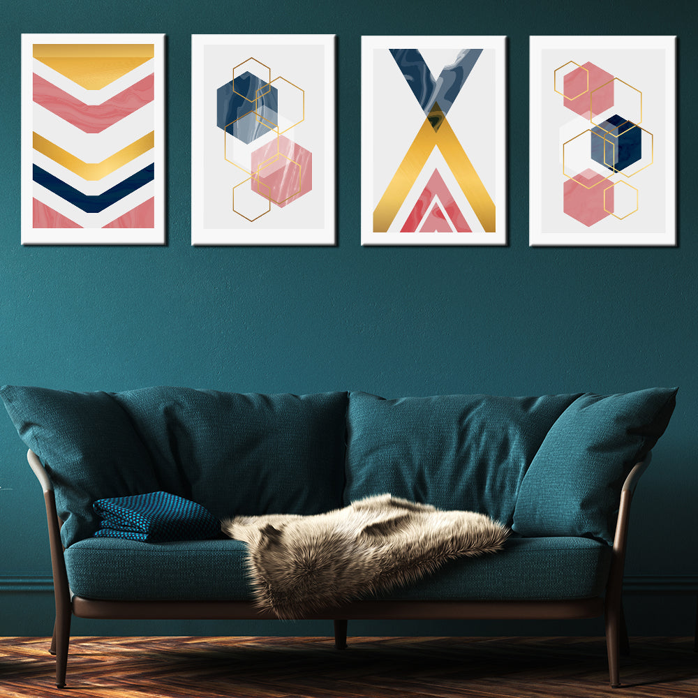 Abstract Pastel Shapes