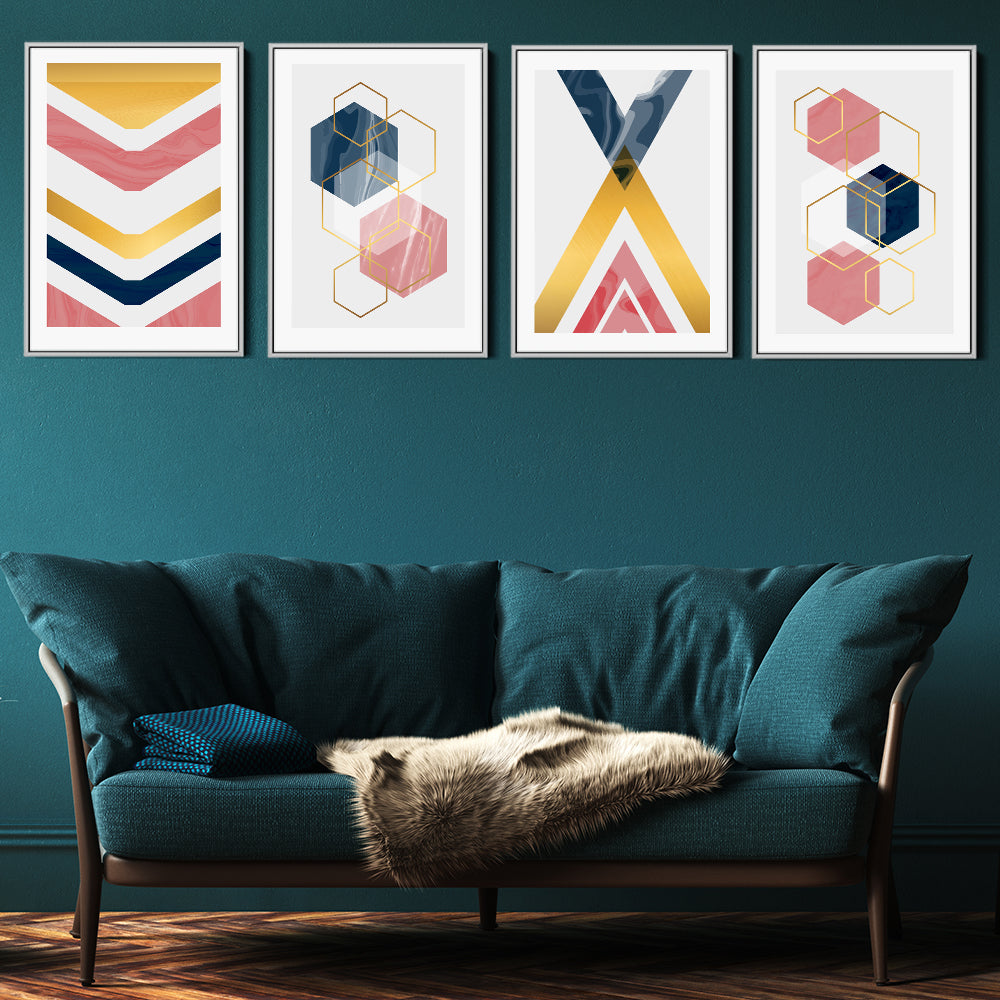 Abstract Pastel Shapes