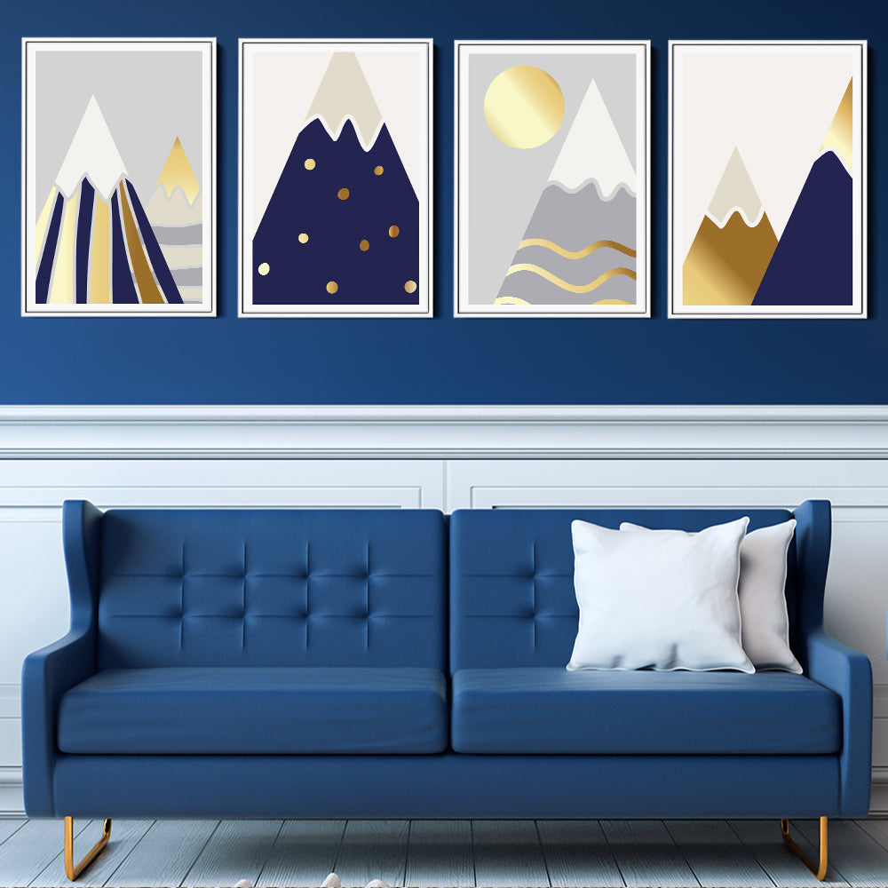 Gold And Navy Peaks