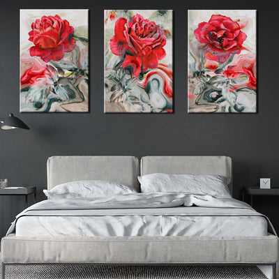 Trio Of Red Roses