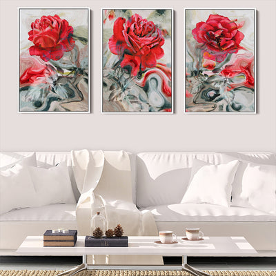 Trio Of Red Roses