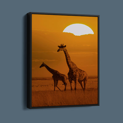 Giraffes On The Serengeti