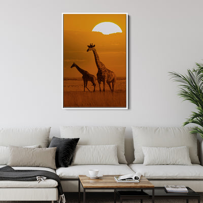 Giraffes On The Serengeti