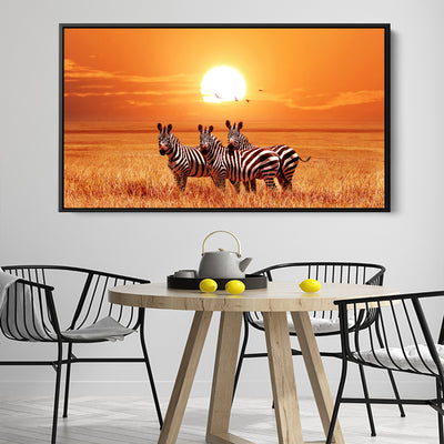 Zebra Sunset Safari