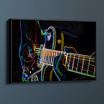 Neon Electric Guitar