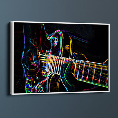 Neon Electric Guitar