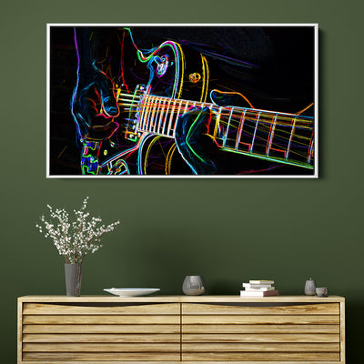 Neon Electric Guitar