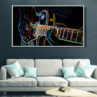 Neon Electric Guitar