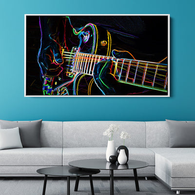 Neon Electric Guitar