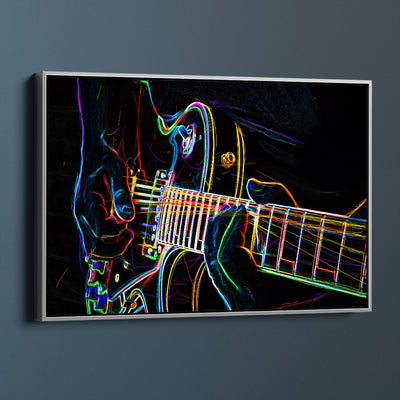 Neon Electric Guitar