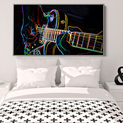 Neon Electric Guitar