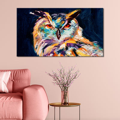 Colourful Wise Owl