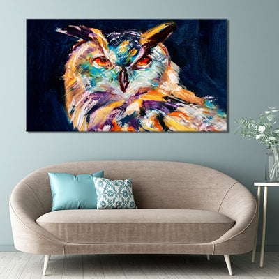 Colourful Wise Owl
