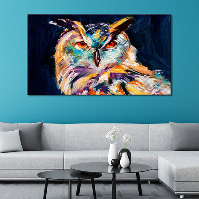 Colourful Wise Owl