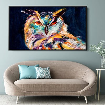 Colourful Wise Owl