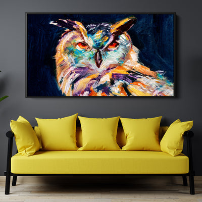 Colourful Wise Owl