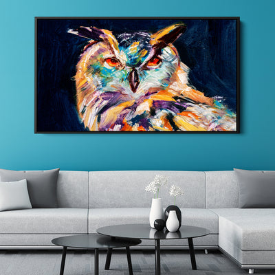 Colourful Wise Owl