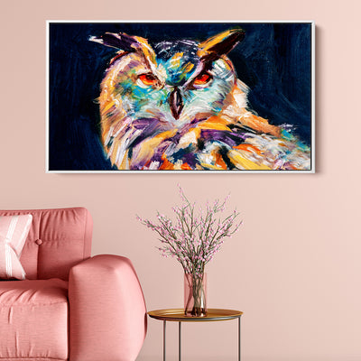 Colourful Wise Owl