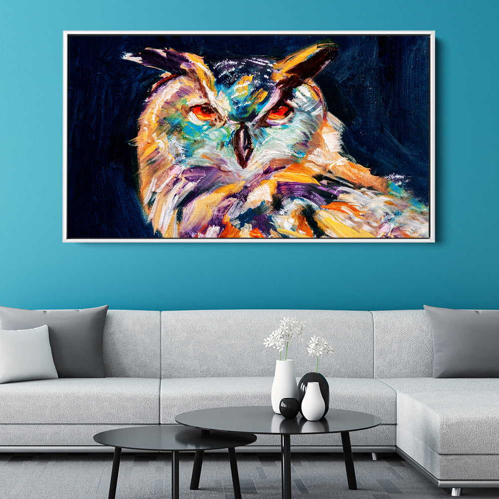 Colourful Wise Owl