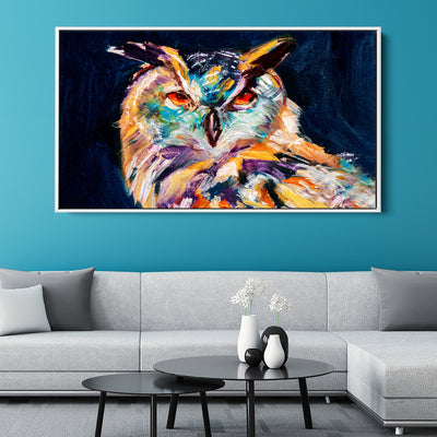Colourful Wise Owl
