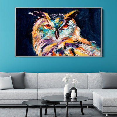 Colourful Wise Owl