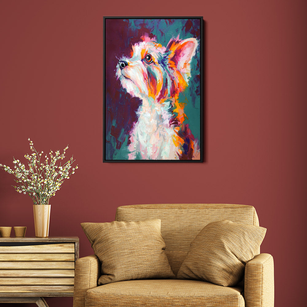 Colourful Highland Terrier Dog