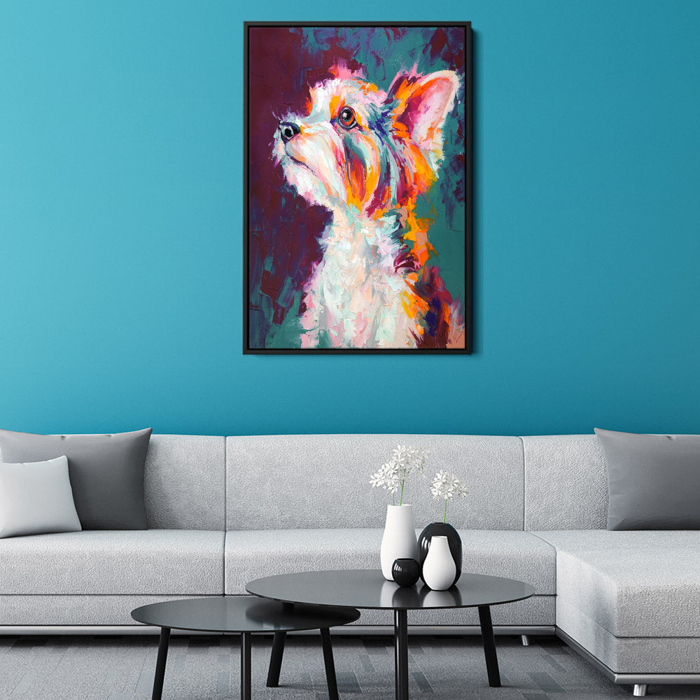 Colourful Highland Terrier Dog