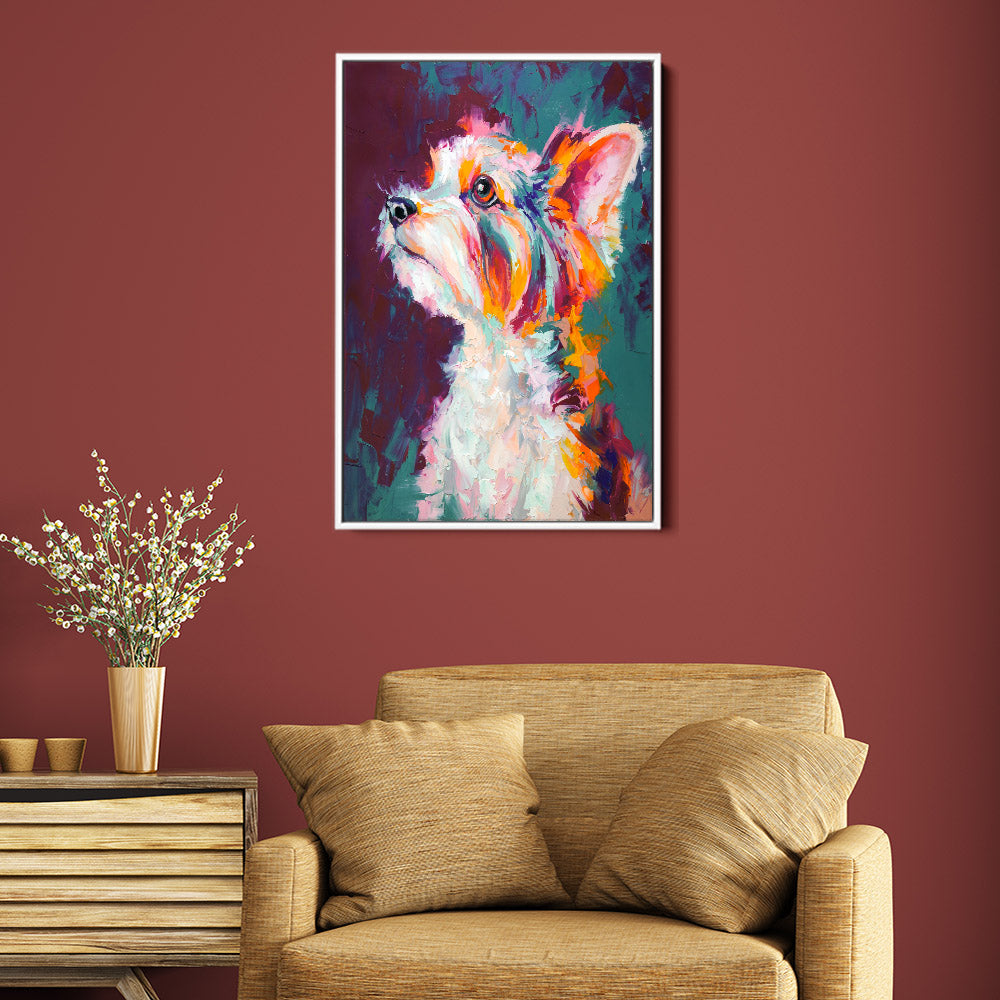 Colourful Highland Terrier Dog