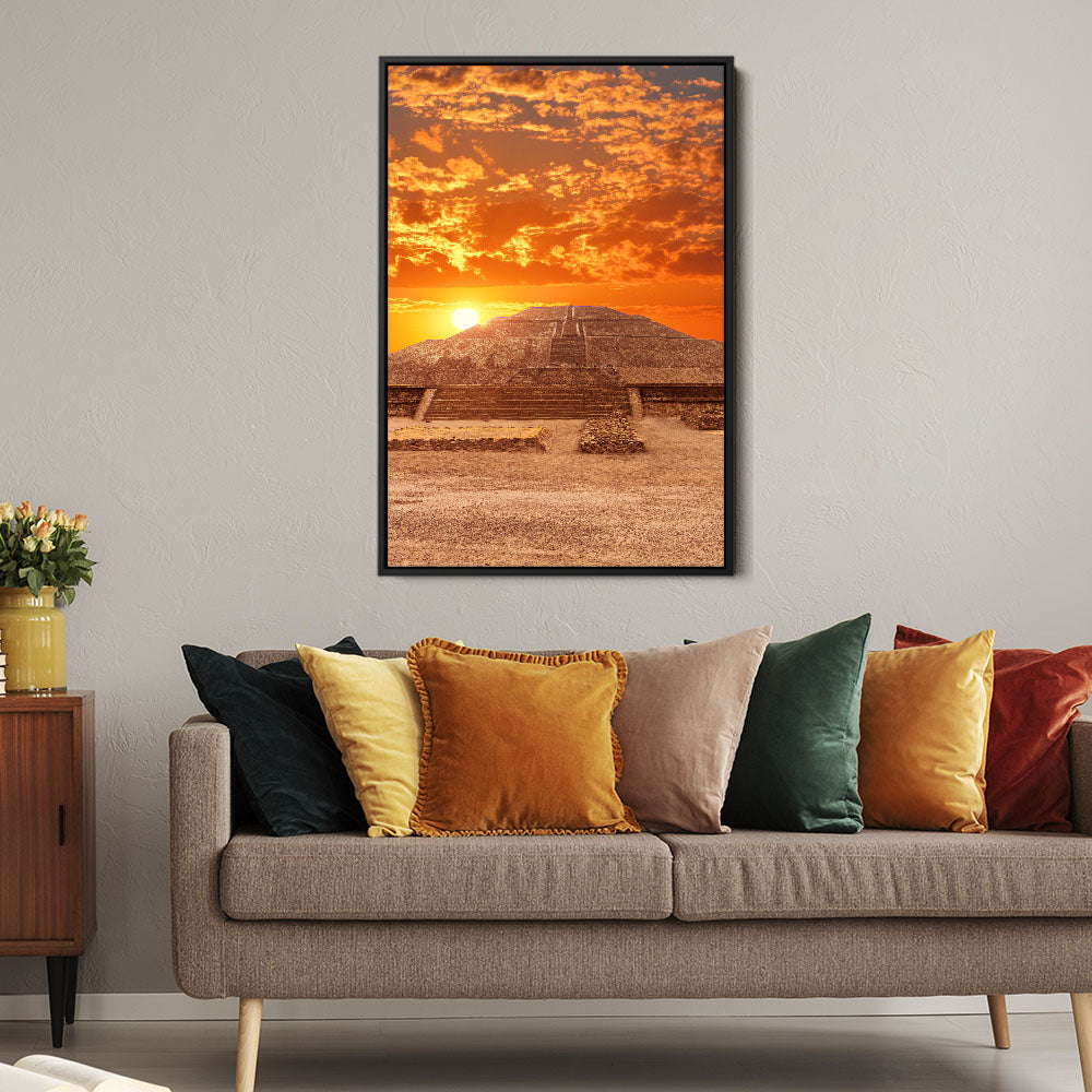 Picturesque Pyramid Sunrise
