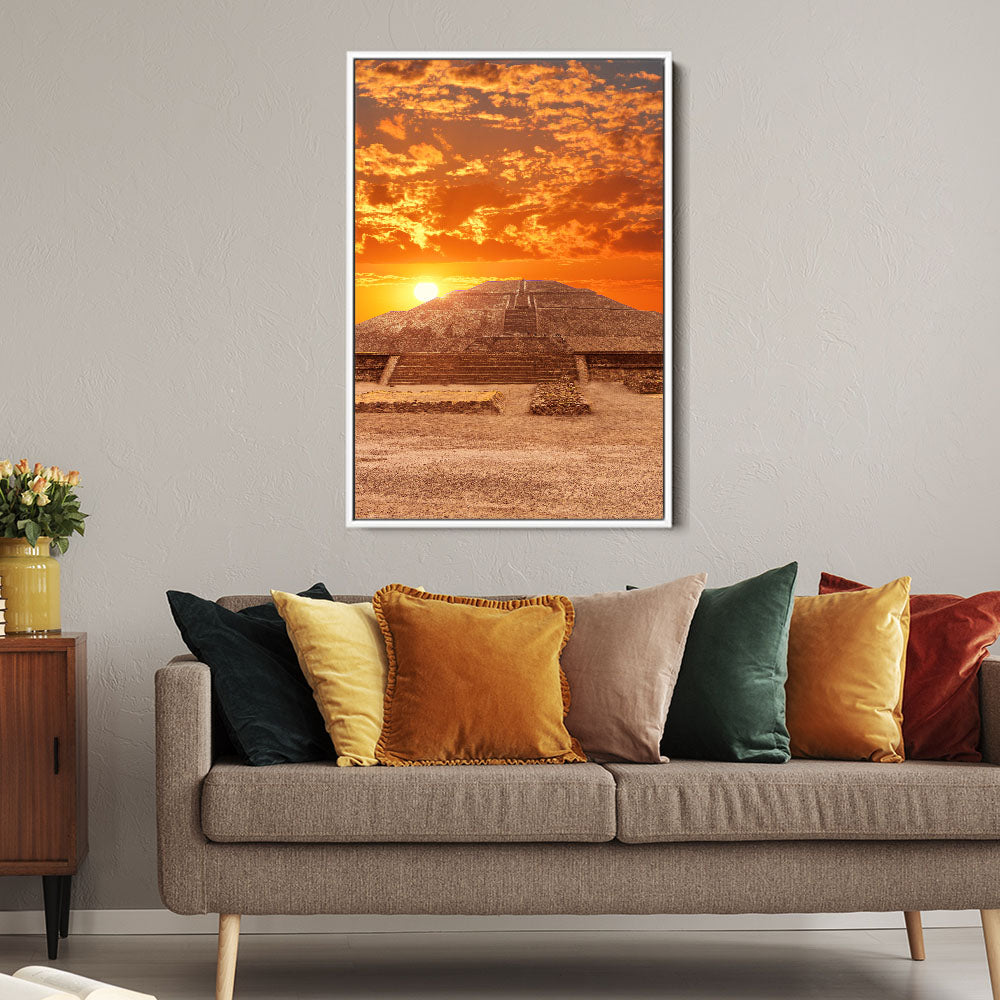 Picturesque Pyramid Sunrise