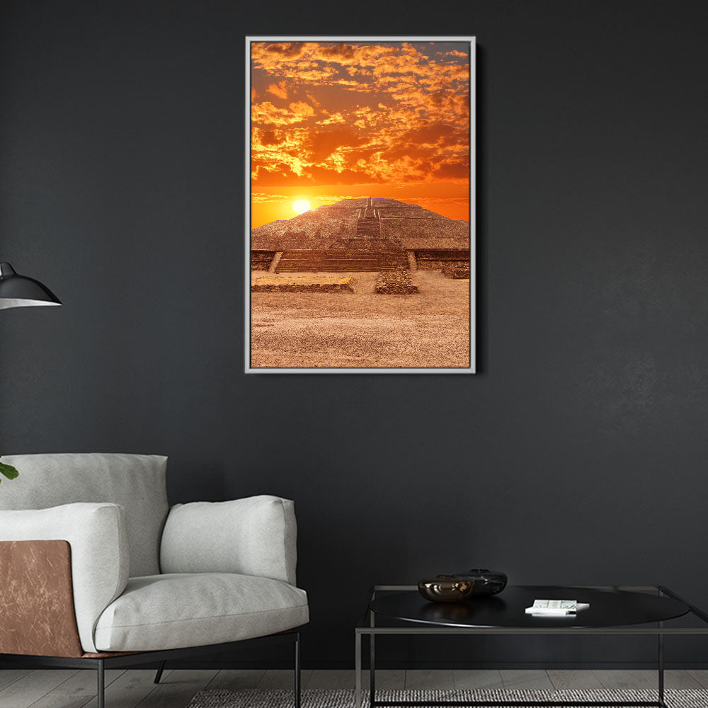 Picturesque Pyramid Sunrise