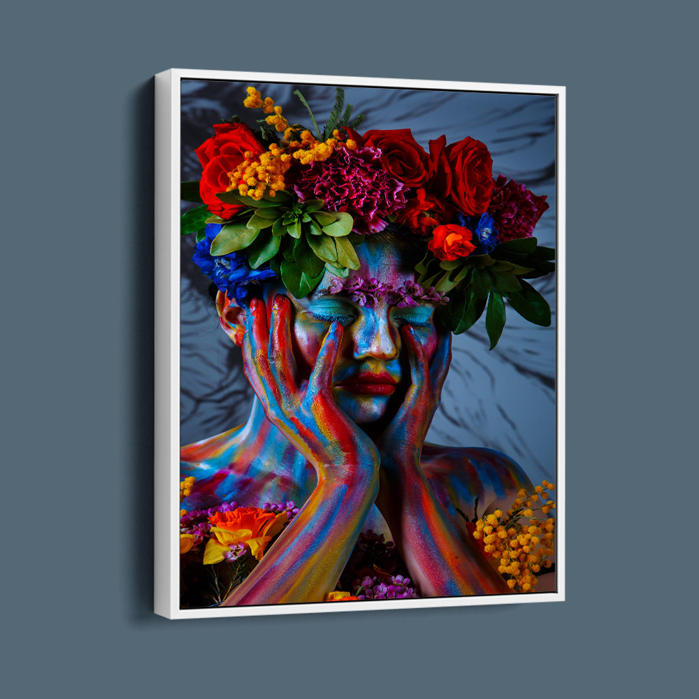 Colourful Floral Headdress