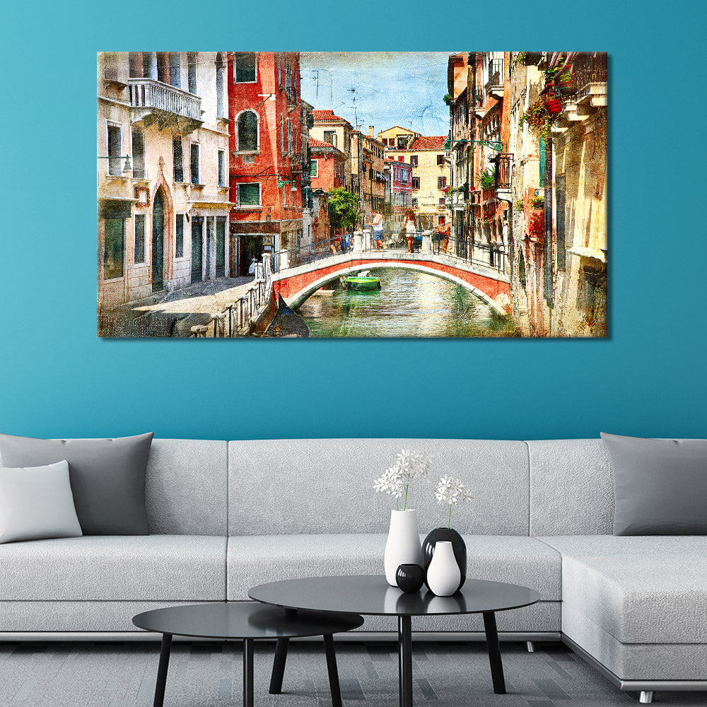 Sunny Canals Of Venice