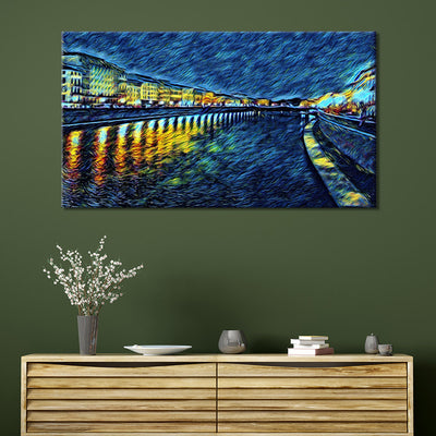 Impressionist River Reflections