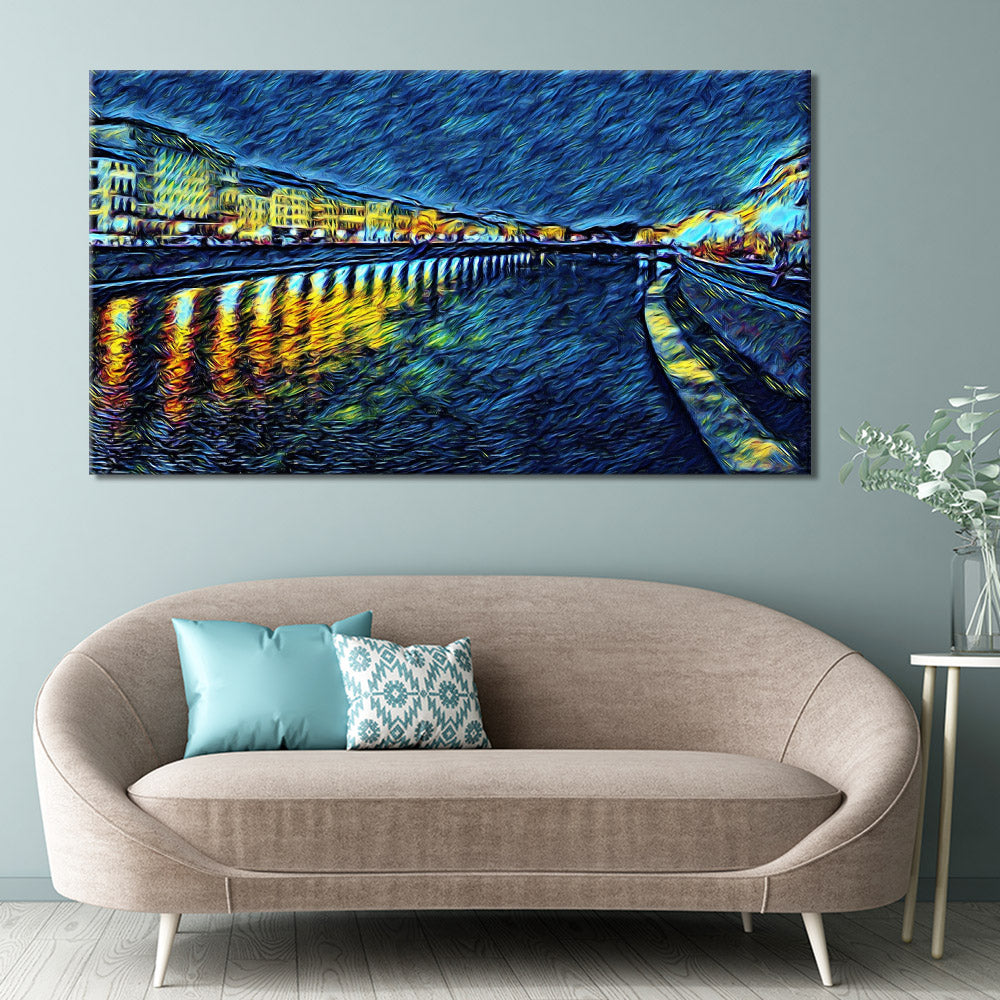 Impressionist River Reflections