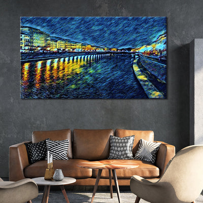 Impressionist River Reflections