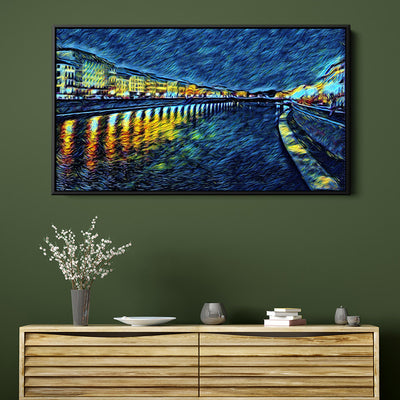 Impressionist River Reflections