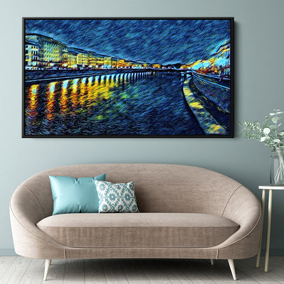 Impressionist River Reflections