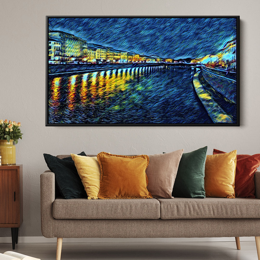 Impressionist River Reflections