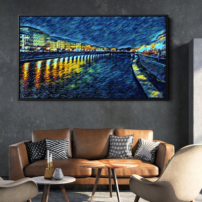 Impressionist River Reflections
