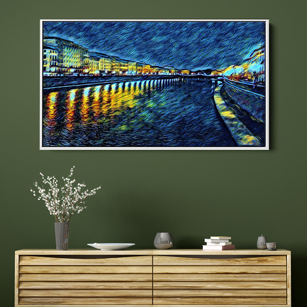 Impressionist River Reflections