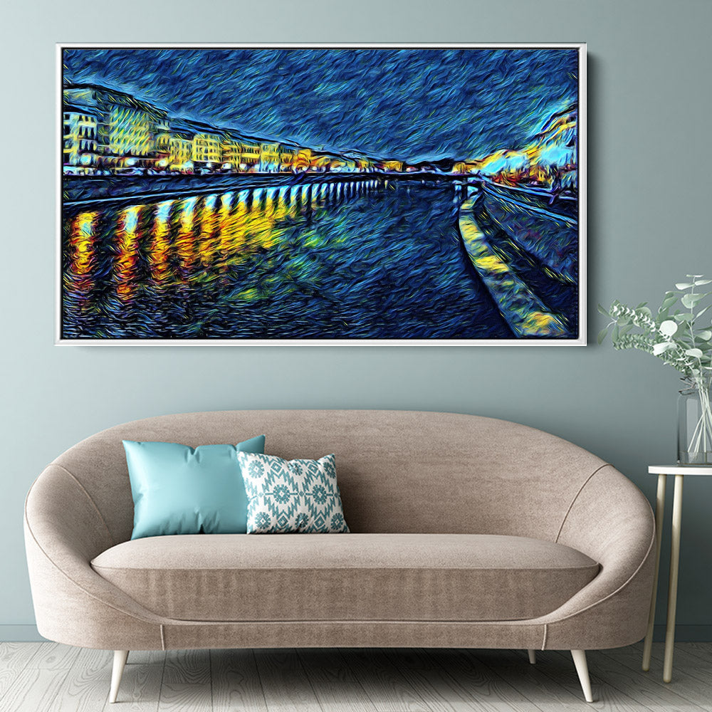 Impressionist River Reflections