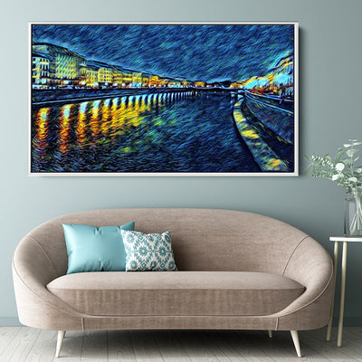 Impressionist River Reflections