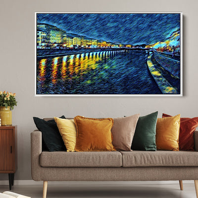 Impressionist River Reflections