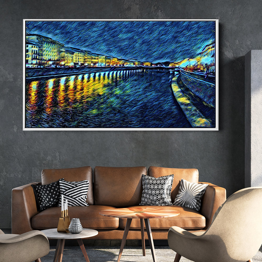 Impressionist River Reflections