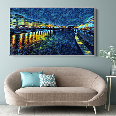 Impressionist River Reflections