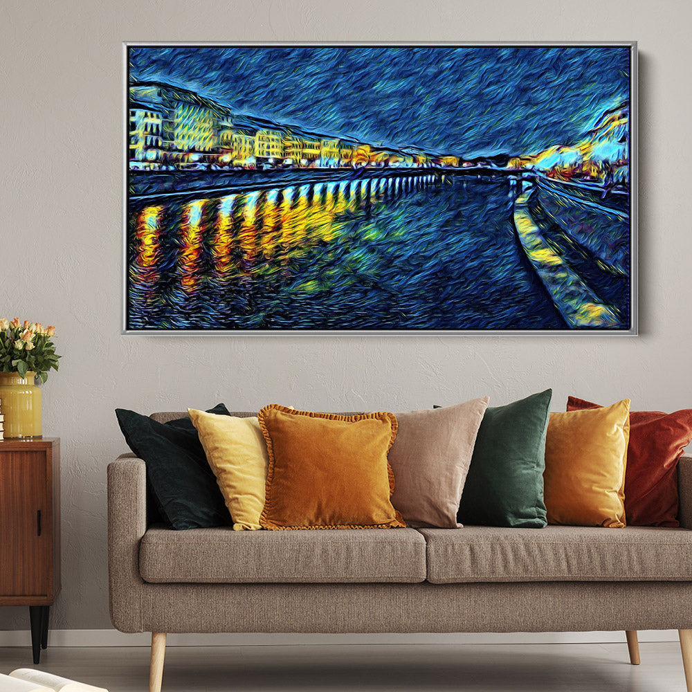 Impressionist River Reflections